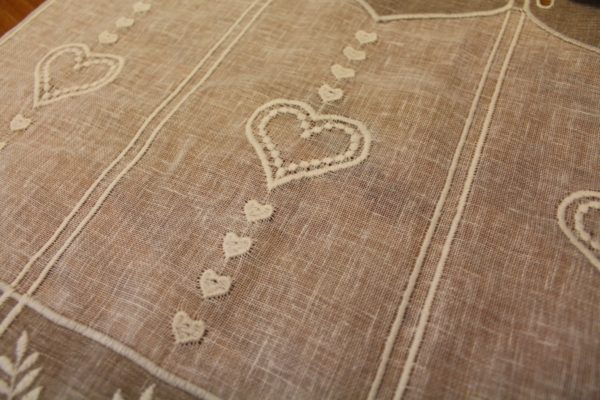 tendina tirolese cuore h 45/60 cm - immagine 4