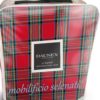 Trapunta singola TARTAN Daunex rosso