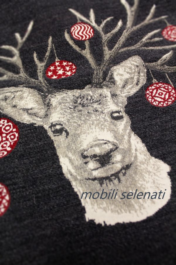 CUSCINO CERVO NATALE - immagine 5
