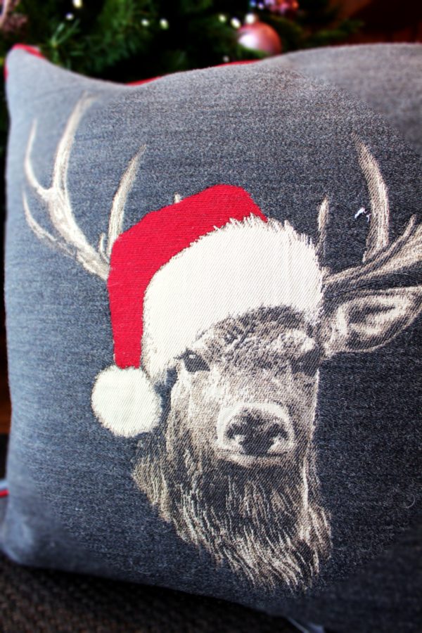 CUSCINO CERVO NATALE - immagine 8