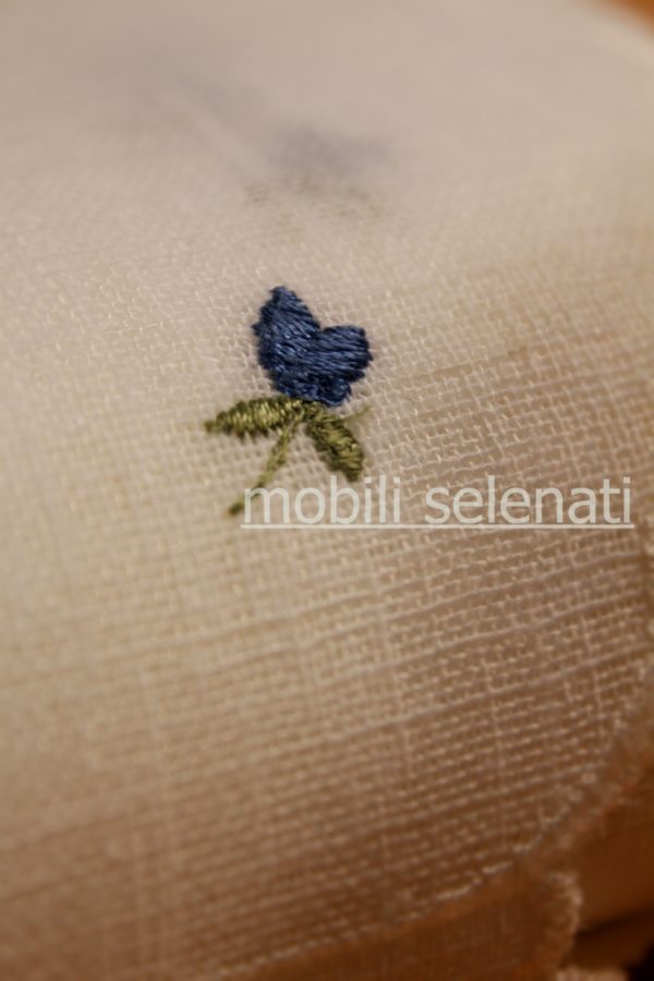 Tendina a vetro Fiorellino blu 7552 - immagine 3